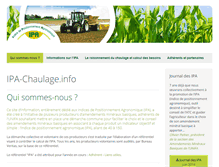 Tablet Screenshot of ipa-chaulage.info